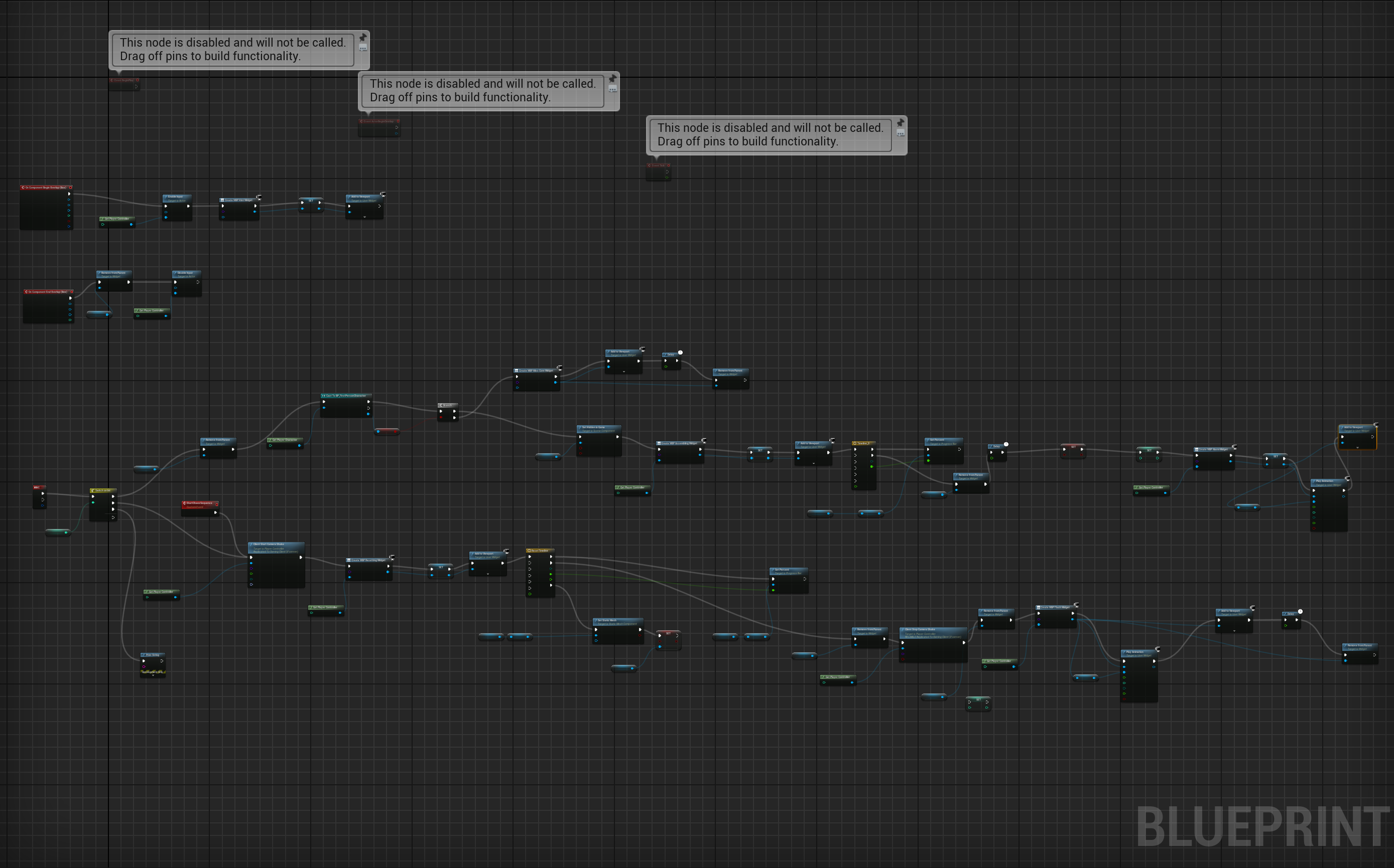 Console Blueprint: Event Graph
